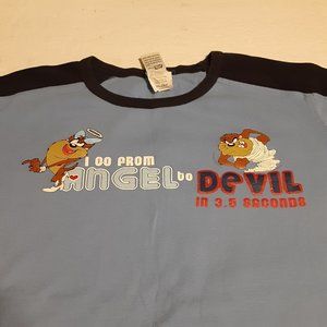 Warner Bros. Tazmanian Devil's Women's SS T Shirt Size 26/28W